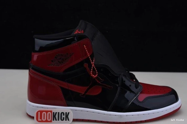 1st Kicks OG Jordan Patent 555088-063 1 Bred High Air 0702